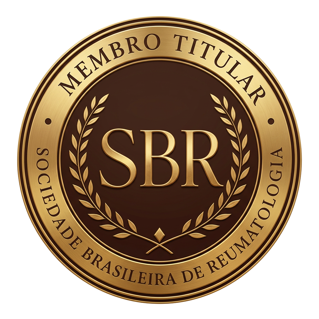 Selo de Membro Titular da Sociedade Brasileira de Reumatologia
